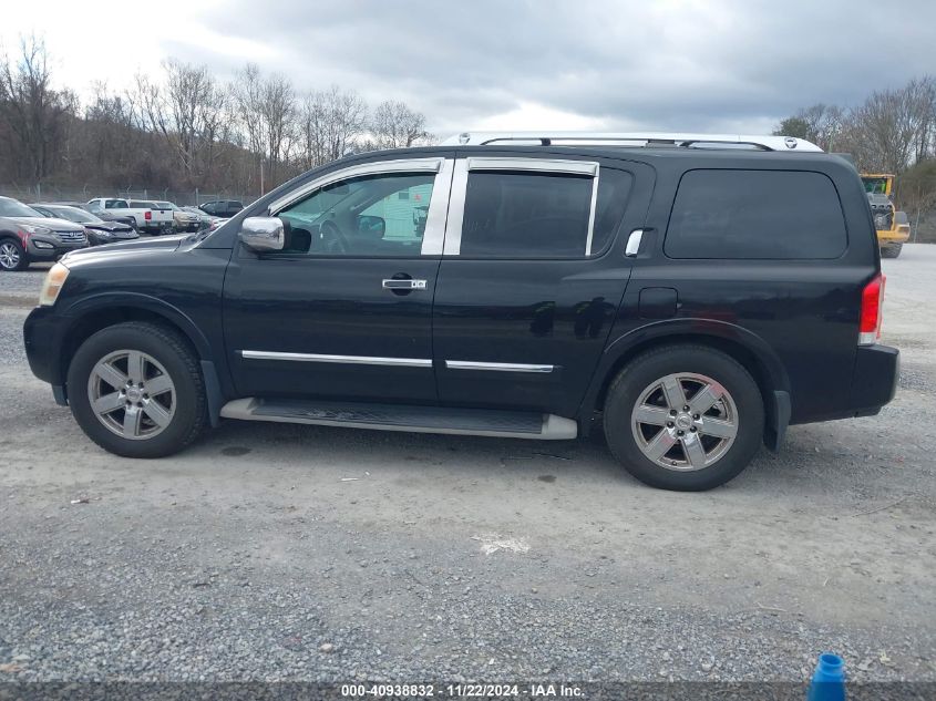 2011 Nissan Armada Platinum VIN: 5N1AA0NCXBN602555 Lot: 40938832