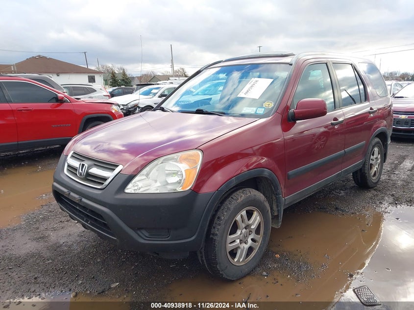 2004 Honda Cr-V Ex brown suv gasoline SHSRD78804U212704 photo #3