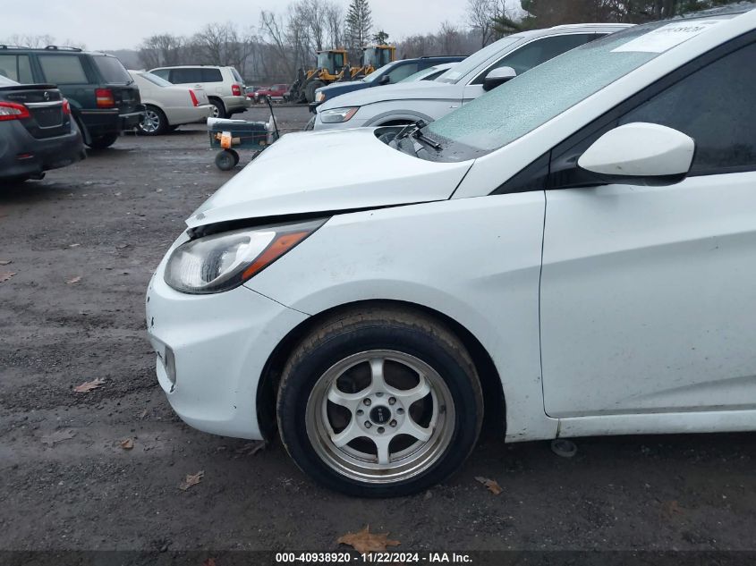 2012 Hyundai Accent Gls VIN: KMHCU4AE0CU117105 Lot: 40938920