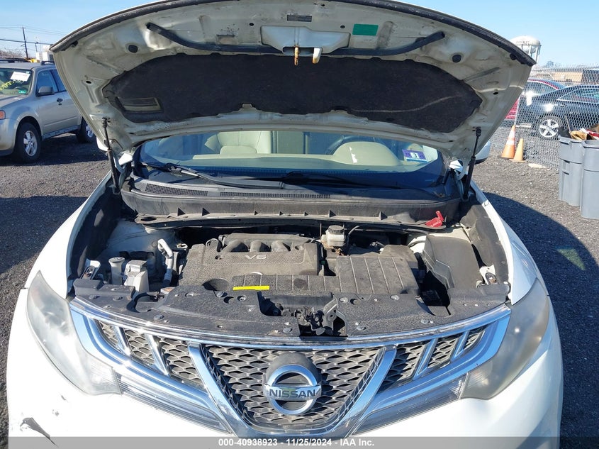 2011 Nissan Murano Sl VIN: JN8AZ1MW6BW154442 Lot: 40938923