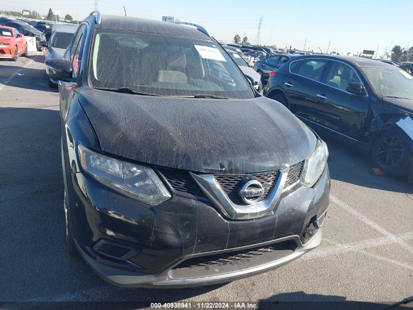 2016 Nissan Rogue Sv VIN: KNMAT2MT1GP688314 Lot: 40938941