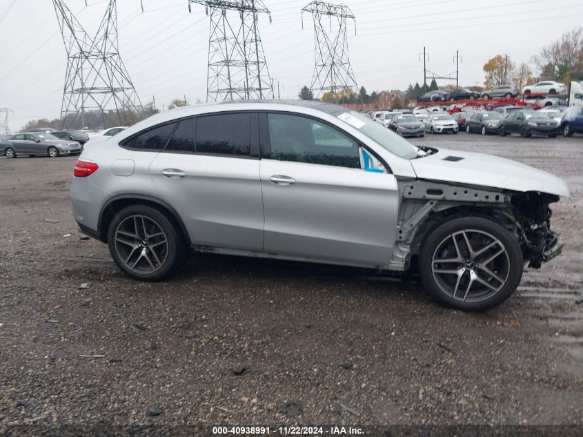 2019 Mercedes-Benz Amg Gle 43 Coupe 4Matic VIN: 4JGED6EB2KA152460 Lot: 40938991