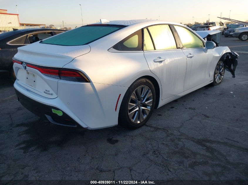 2022 Toyota Mirai Xle VIN: JTDAAAAA2NA006902 Lot: 40939011