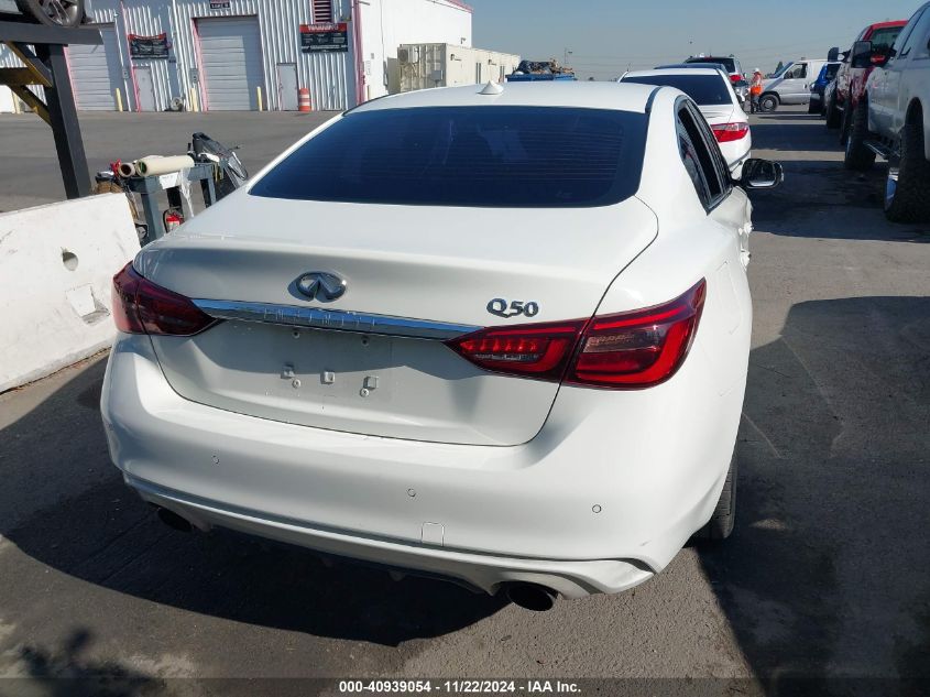 2018 Infiniti Q50 3.0T Luxe VIN: JN1EV7AP8JM366961 Lot: 40939054