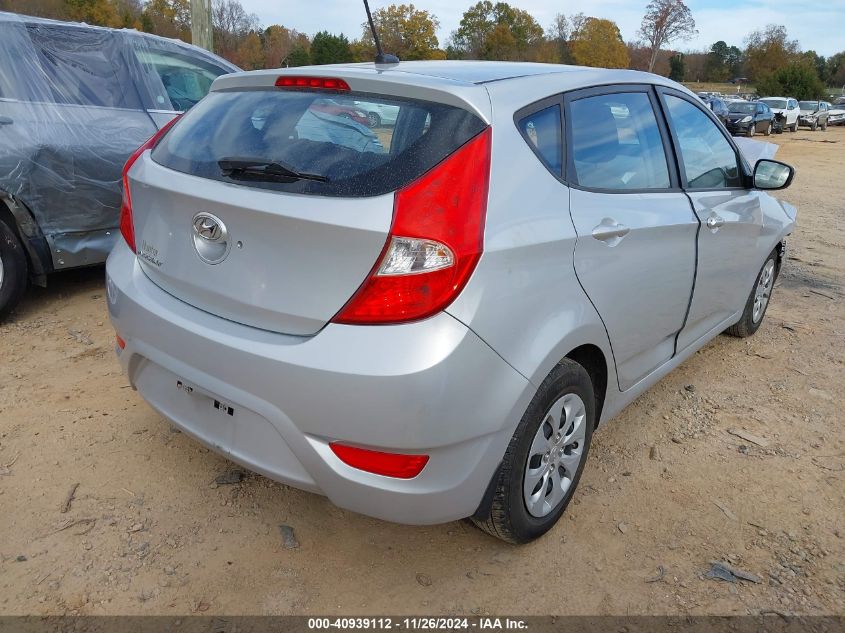 VIN KMHCT5AE7FU212094 2015 HYUNDAI ACCENT no.4