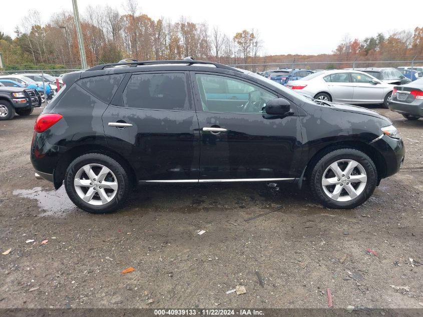 2009 Nissan Murano Sl VIN: JN8AZ18U29W004783 Lot: 40939133