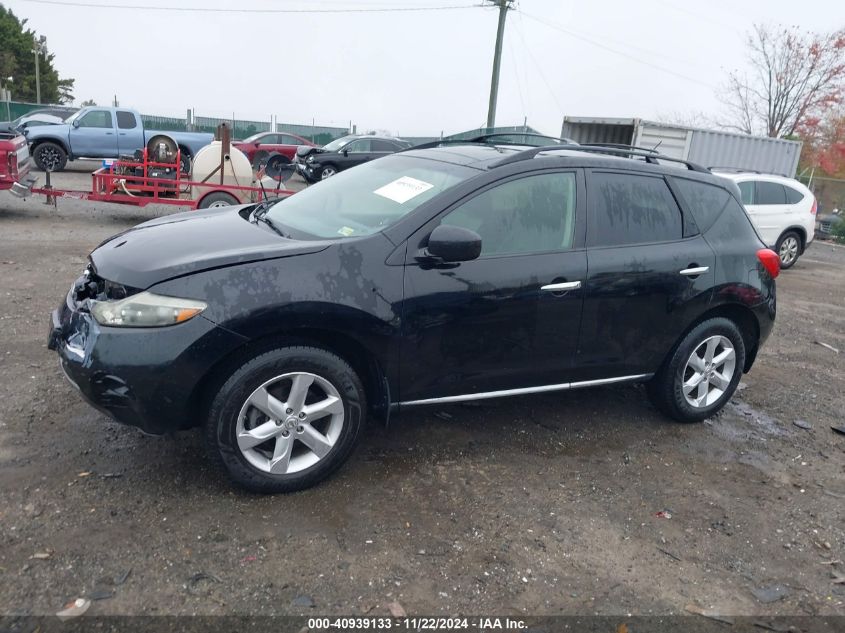 2009 Nissan Murano Sl VIN: JN8AZ18U29W004783 Lot: 40939133