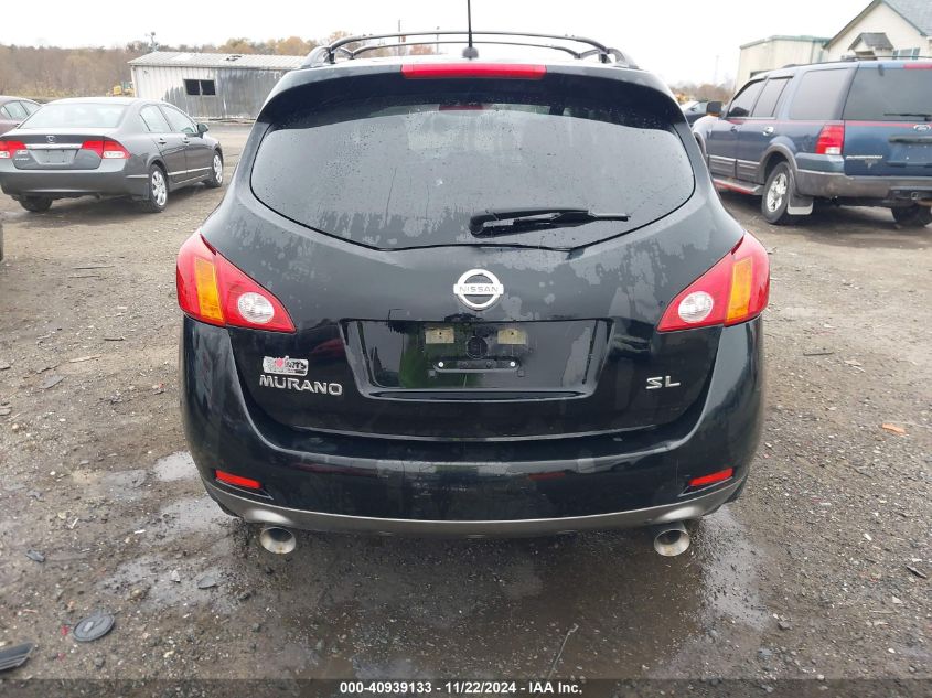 2009 Nissan Murano Sl VIN: JN8AZ18U29W004783 Lot: 40939133