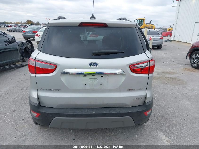 2019 Ford Ecosport Titanium VIN: MAJ6S3KL0KC259334 Lot: 40939161