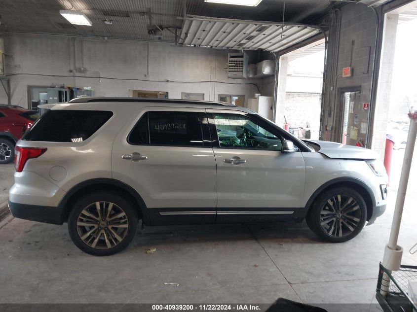 2017 Ford Explorer Platinum VIN: 1FM5K8HT1HGD13439 Lot: 40939200