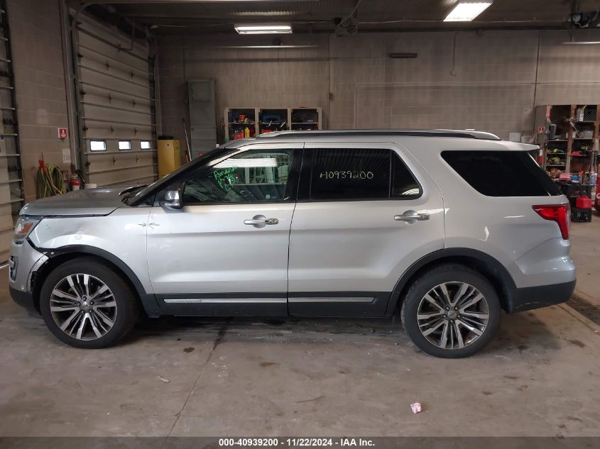 2017 Ford Explorer Platinum VIN: 1FM5K8HT1HGD13439 Lot: 40939200