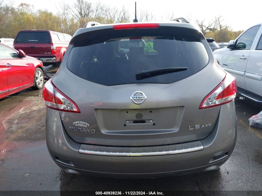 2011 Nissan Murano Le VIN: JN8AZ1MWXBW181840 Lot: 40939236