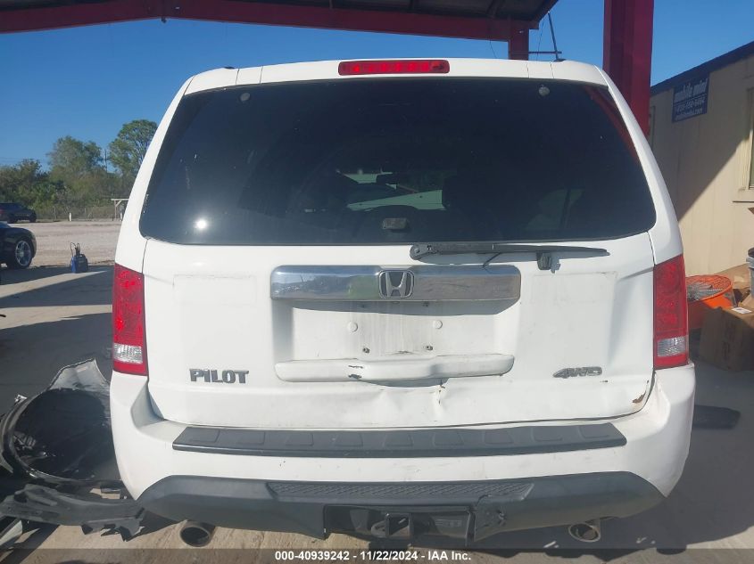 2012 Honda Pilot Ex-L VIN: 5FNYF4H73CB043215 Lot: 40939242