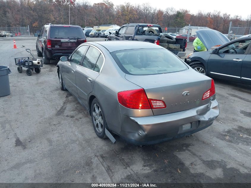 2004 Infiniti G35 VIN: JNKCV51E04M105706 Lot: 40939254