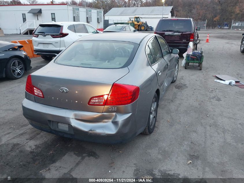 2004 Infiniti G35 VIN: JNKCV51E04M105706 Lot: 40939254