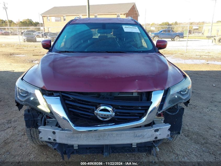 2017 Nissan Pathfinder Sv VIN: 5N1DR2MM2HC653564 Lot: 40939356