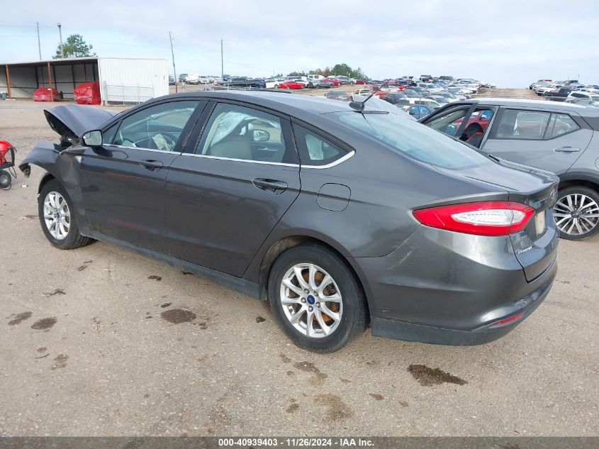 VIN 3FA6P0G74GR102295 2016 Ford Fusion, S no.3