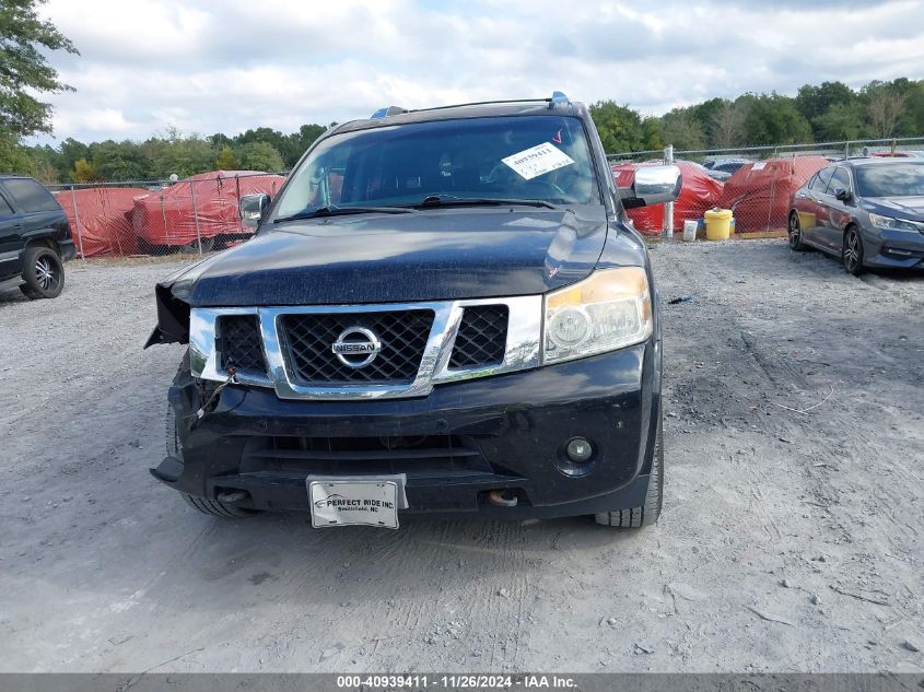 2010 Nissan Armada Platinum VIN: 5N1BA0NE2AN622352 Lot: 40939411