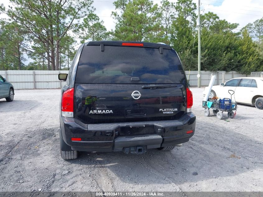 2010 Nissan Armada Platinum VIN: 5N1BA0NE2AN622352 Lot: 40939411