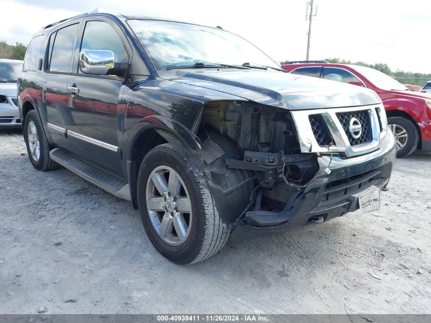 2010 Nissan Armada Platinum VIN: 5N1BA0NE2AN622352 Lot: 40939411