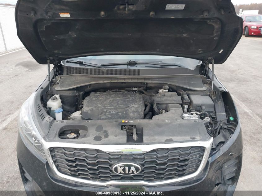 VIN 5XYPGDA53KG586458 2019 KIA Sorento, 3.3L S no.10