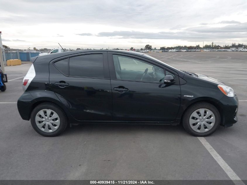 2012 Toyota Prius C One VIN: JTDKDTB39C1505006 Lot: 40939415