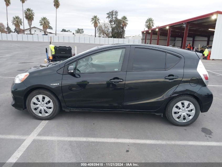 2012 Toyota Prius C One VIN: JTDKDTB39C1505006 Lot: 40939415