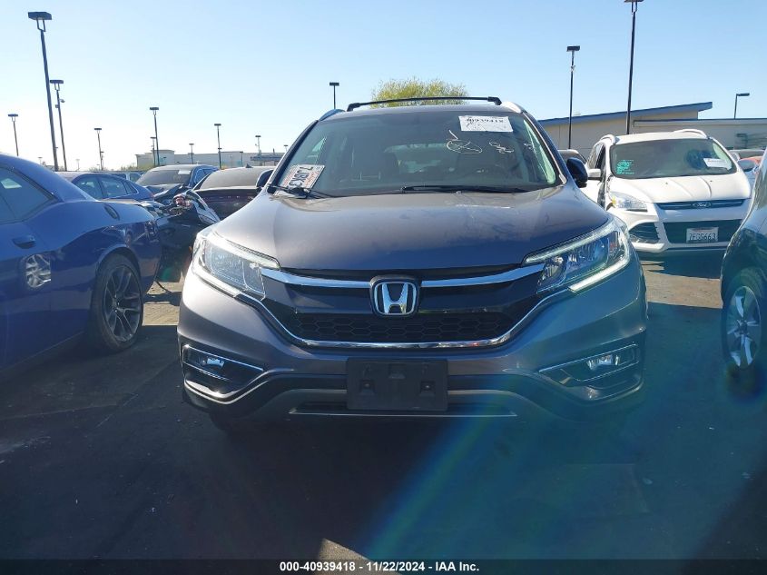 2015 Honda Cr-V Ex-L VIN: 2HKRM3H73FH506402 Lot: 40939418