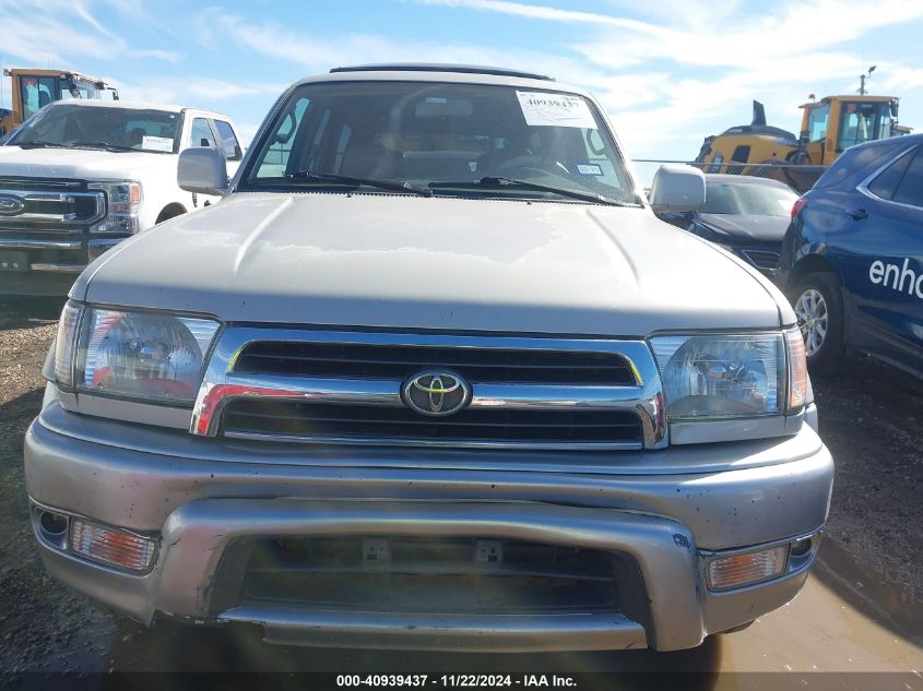 1999 Toyota 4Runner Limited V6 VIN: JT3GN87R1X0095122 Lot: 40939437