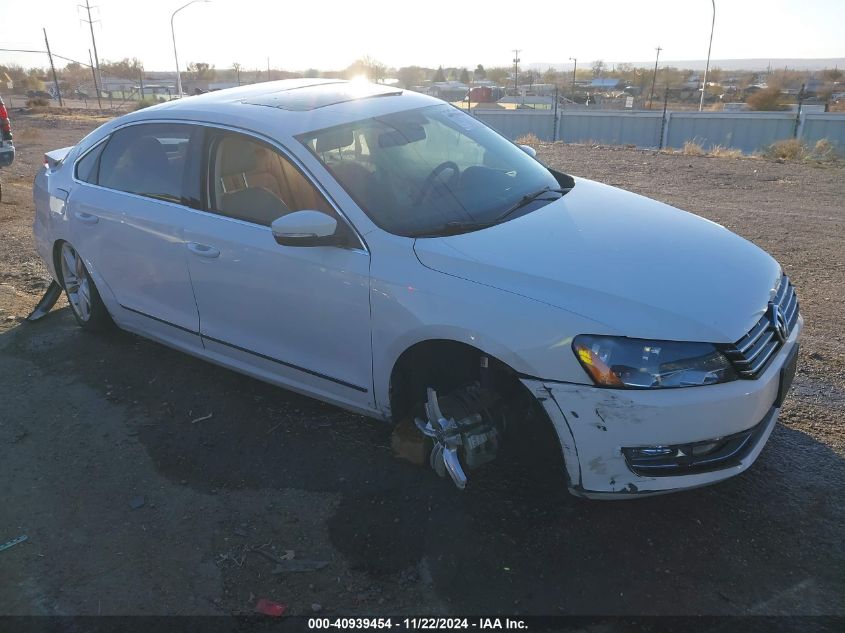 2014 VOLKSWAGEN PASSAT VIN: 1VWCS7A3XEC082766