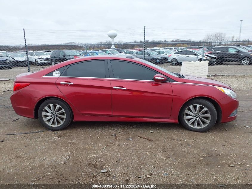 2014 Hyundai Sonata Limited VIN: 5NPEC4AC7EH835830 Lot: 40939458