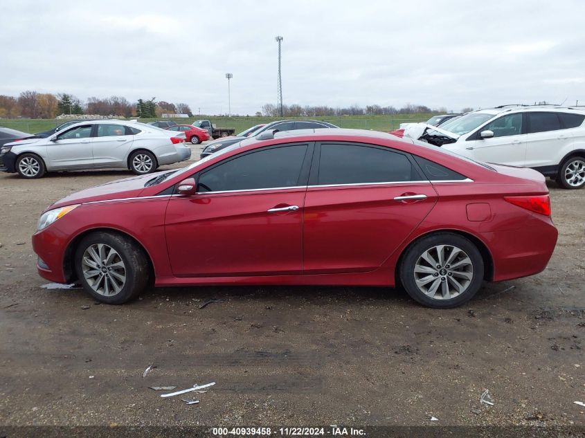 2014 Hyundai Sonata Limited VIN: 5NPEC4AC7EH835830 Lot: 40939458