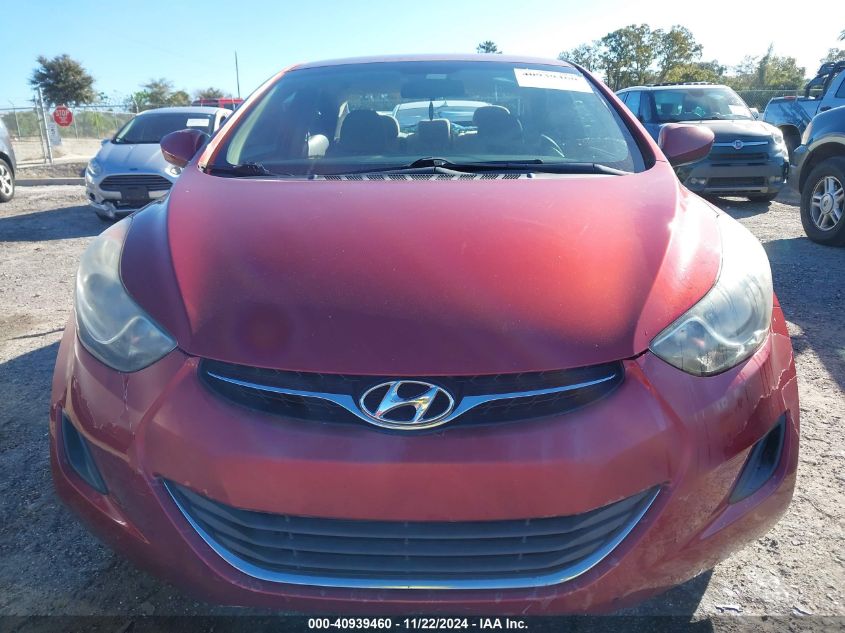 2013 Hyundai Elantra Gls VIN: 5NPDH4AE6DH255322 Lot: 40939460