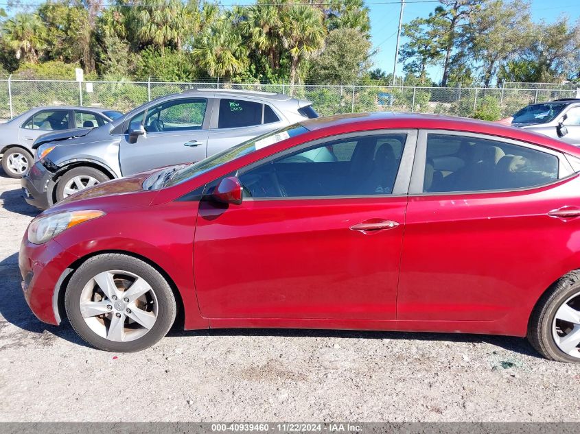 2013 Hyundai Elantra Gls VIN: 5NPDH4AE6DH255322 Lot: 40939460