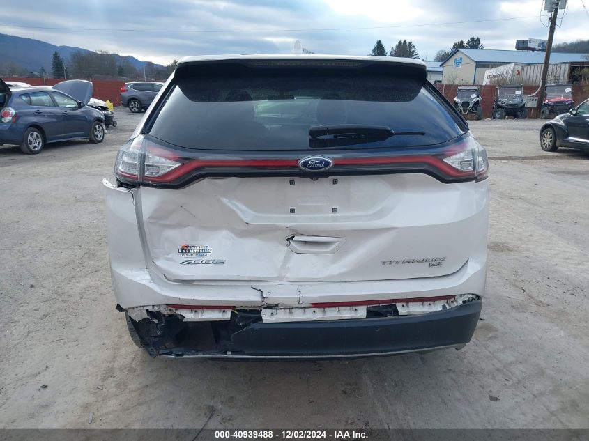 VIN 2FMPK4K83HBC58280 2017 Ford Edge, Titanium no.6