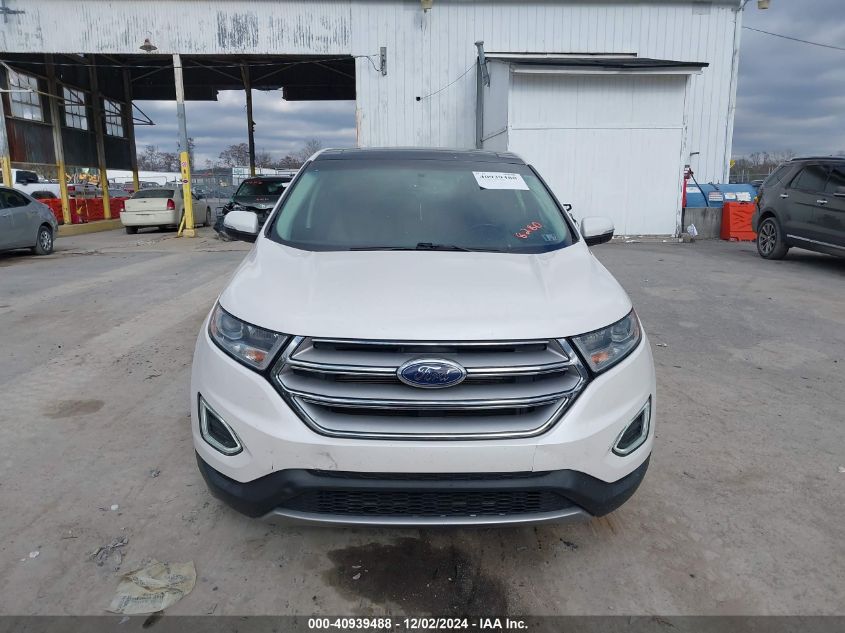 VIN 2FMPK4K83HBC58280 2017 Ford Edge, Titanium no.12