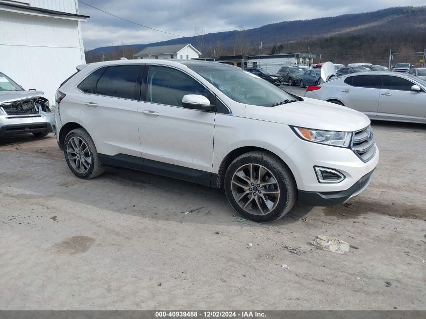 VIN 2FMPK4K83HBC58280 2017 Ford Edge, Titanium no.1