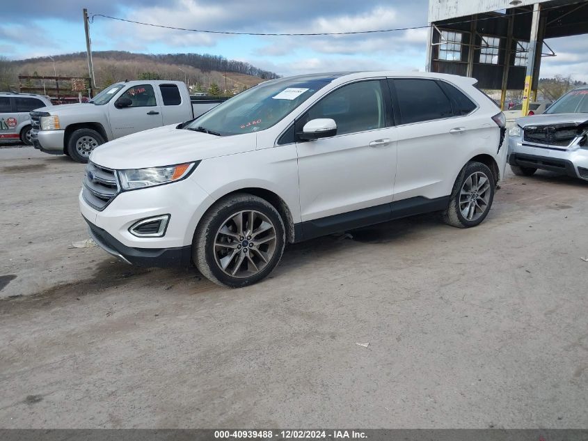 VIN 2FMPK4K83HBC58280 2017 Ford Edge, Titanium no.2