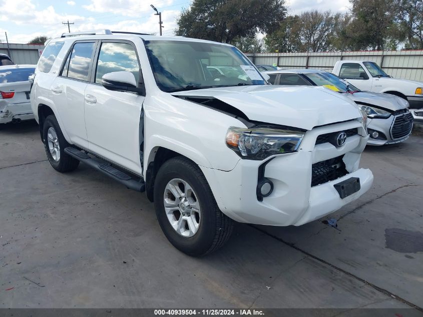 VIN JTEZU5JR3G5131650 2016 TOYOTA 4RUNNER no.1