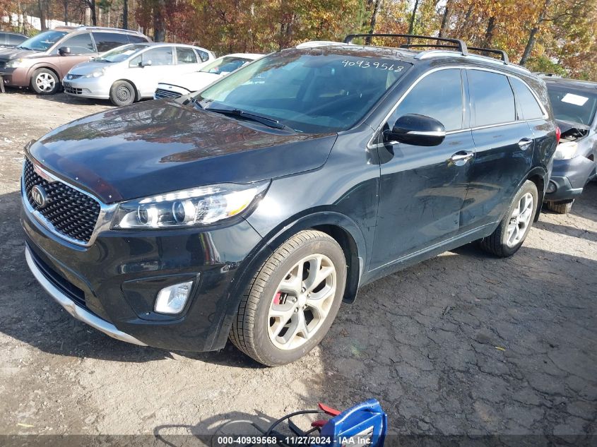 VIN 5XYPK4A53GG100771 2016 KIA Sorento, 3.3L Sx no.2