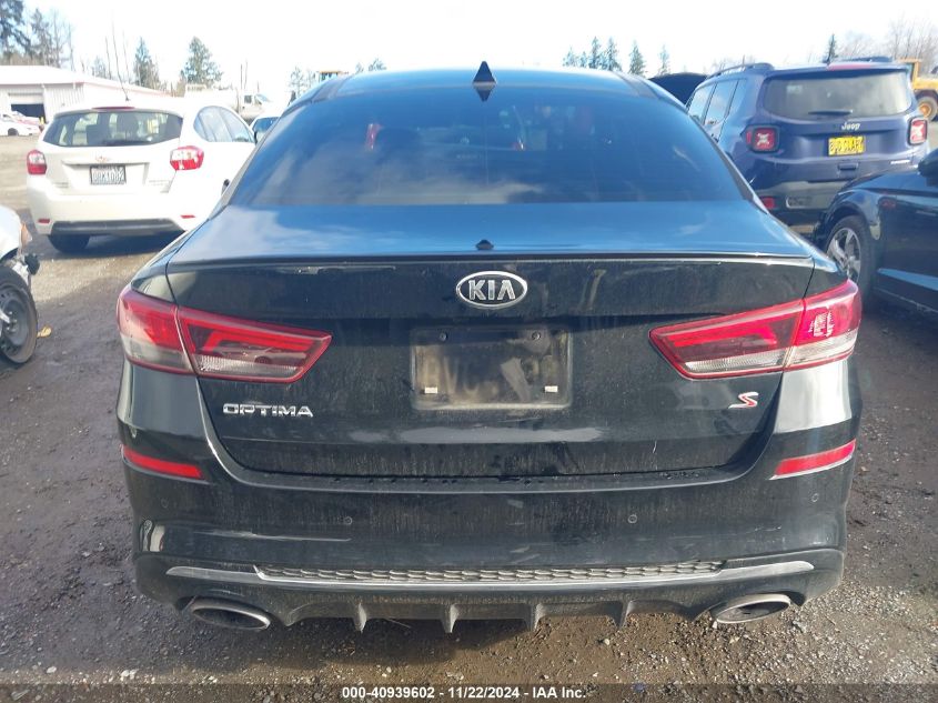 2019 Kia Optima S VIN: 5XXGT4L36KG370132 Lot: 40939602