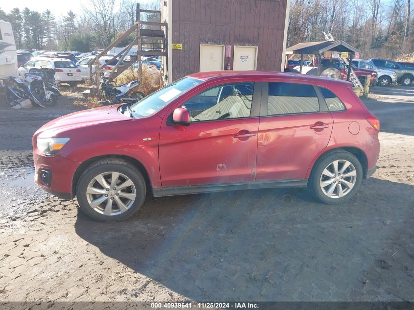 2014 Mitsubishi Outlander Sport Es VIN: 4A4AR3AU8EE010940 Lot: 40939641