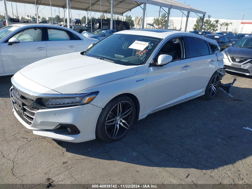 VIN 1HGCV3F90MA018635 2021 HONDA ACCORD HYBRID TOURING