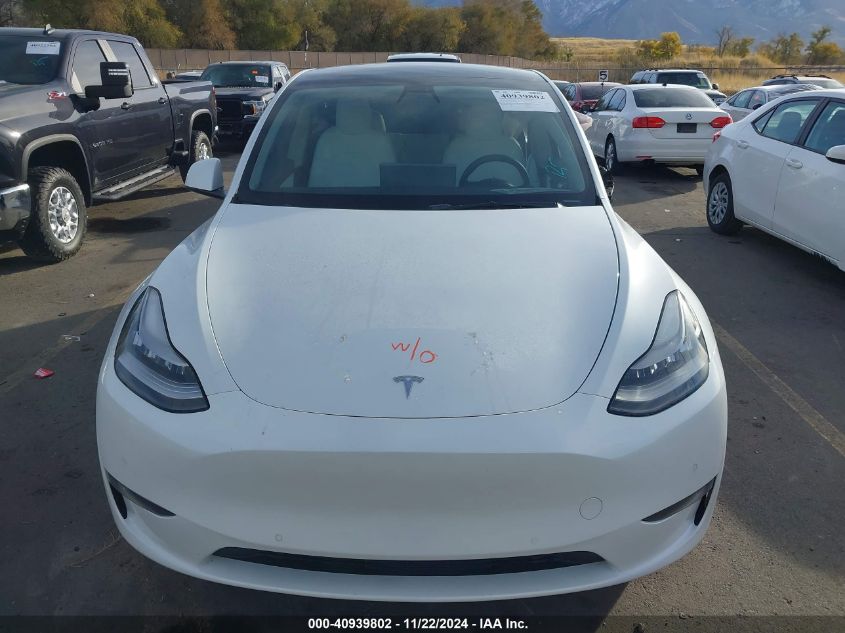 2021 Tesla Model Y Long Range Dual Motor All-Wheel Drive VIN: 5YJYGDEE3MF098586 Lot: 40939802