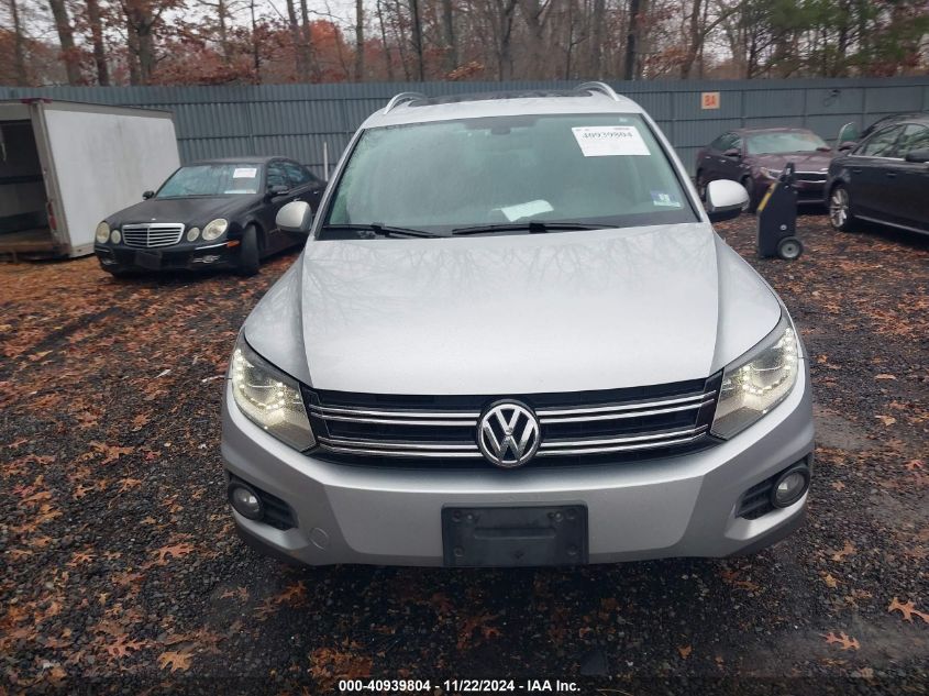 2016 Volkswagen Tiguan Se VIN: WVGBV7AX9GW607631 Lot: 40939804