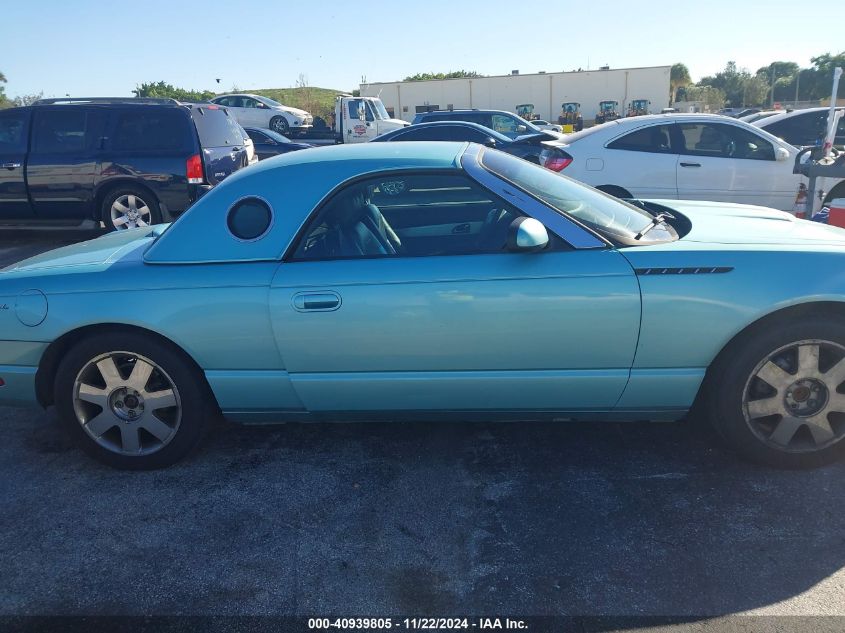 2002 Ford Thunderbird VIN: 1FAHP60A32Y115177 Lot: 40939805