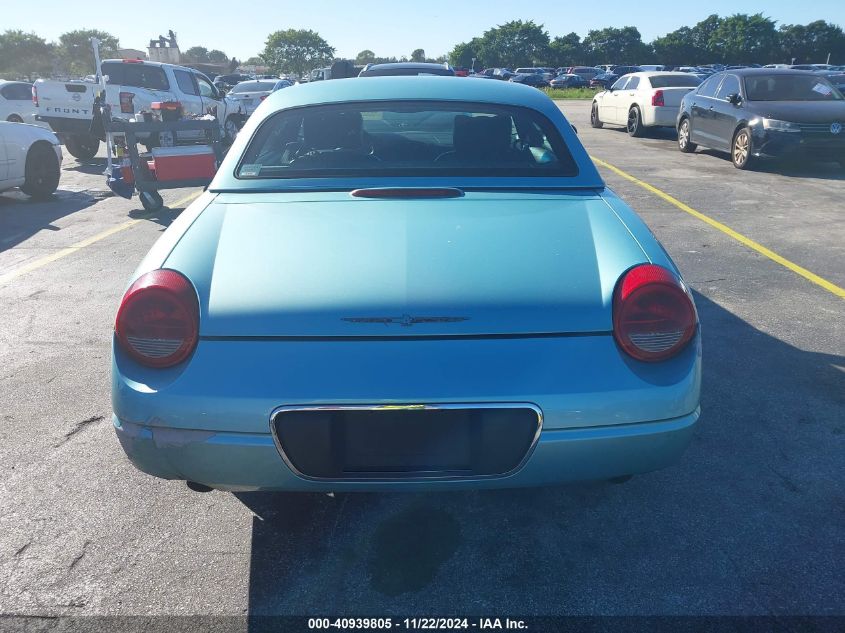 2002 Ford Thunderbird VIN: 1FAHP60A32Y115177 Lot: 40939805