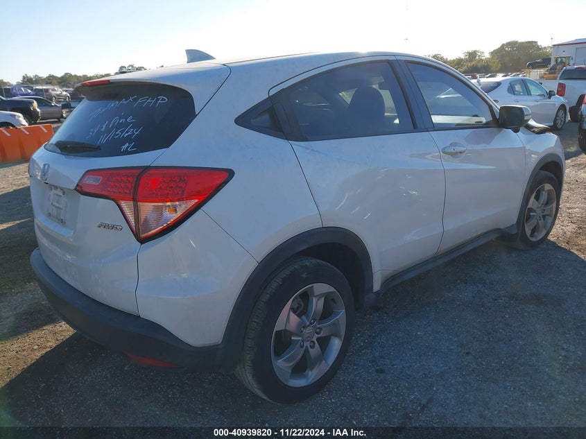 VIN 3CZRU6H50HM719721 2017 HONDA HR-V EX