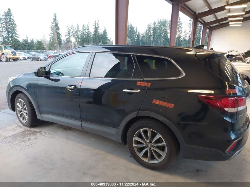 2017 Hyundai Santa Fe Se VIN: KM8SMDHF5HU233160 Lot: 40939833