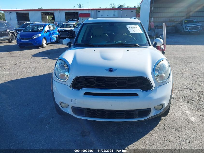 2012 Mini Cooper S Countryman VIN: WMWZC5C57CWL56303 Lot: 40939961